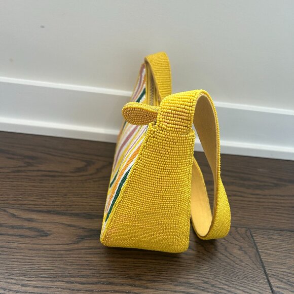 Asymmetric Beaded Shoulder Bag - Brand New Without Tags - Picture 5 of 7